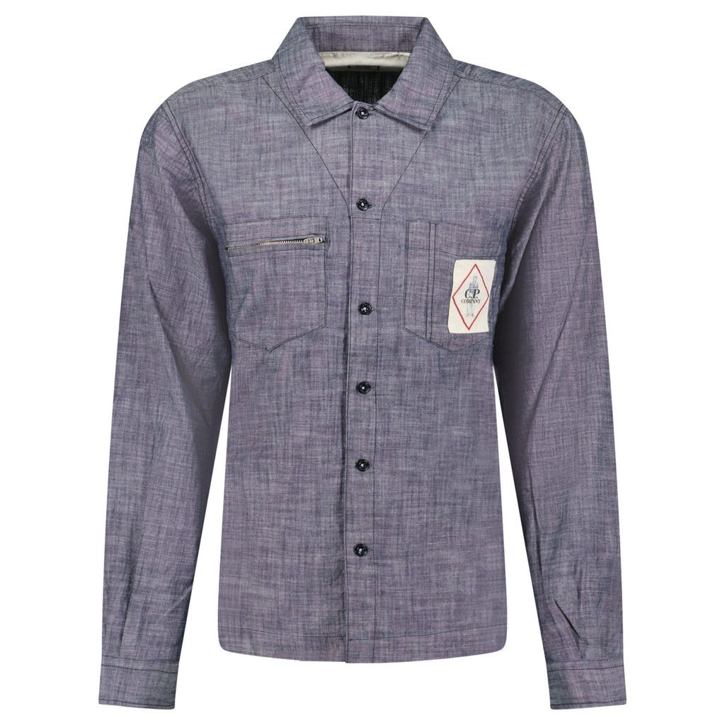 CP Company Denim Chambray Long-Sleeve Shirt
