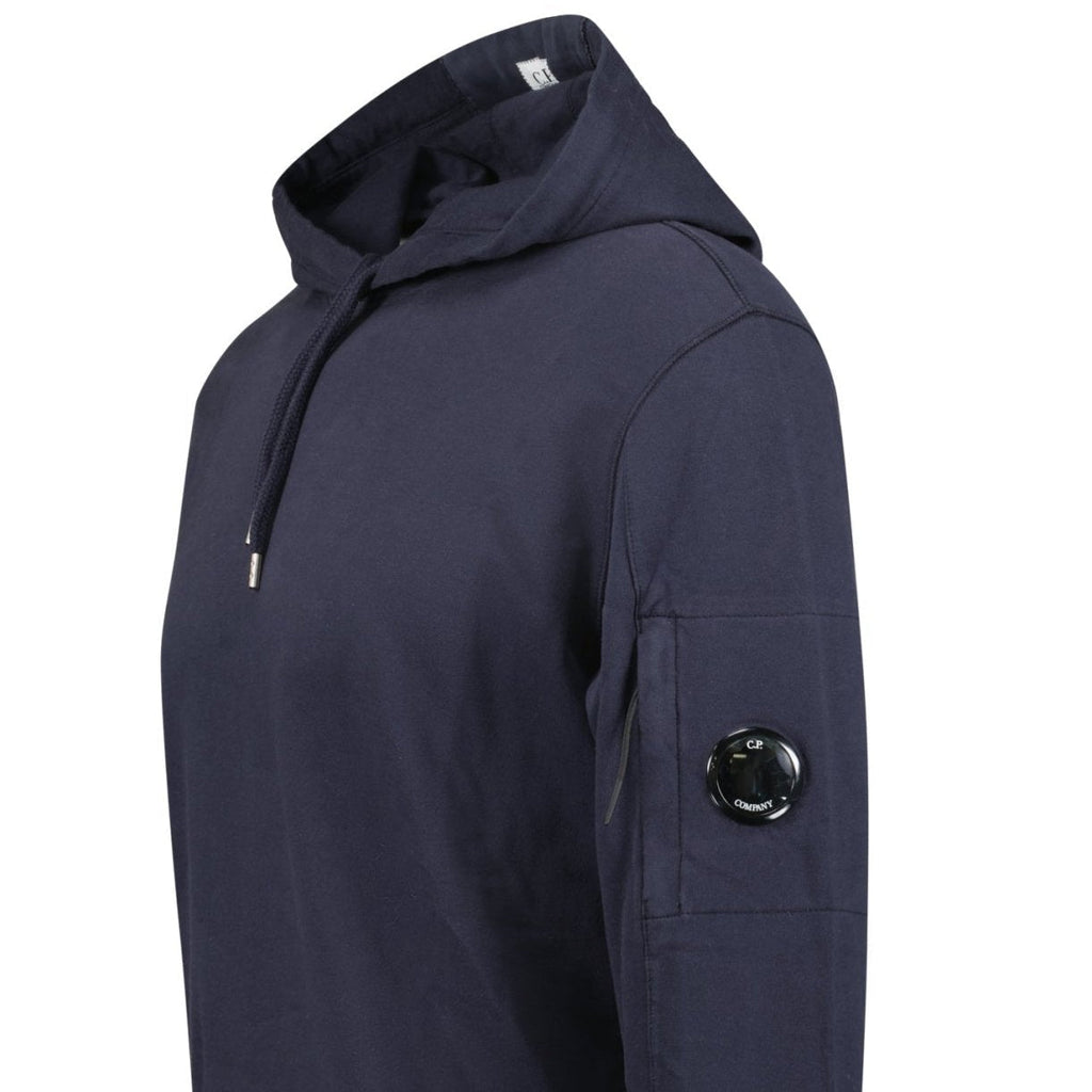 CP Company Hooded Lens Light Fleece Sweatshirt Midnight Blue