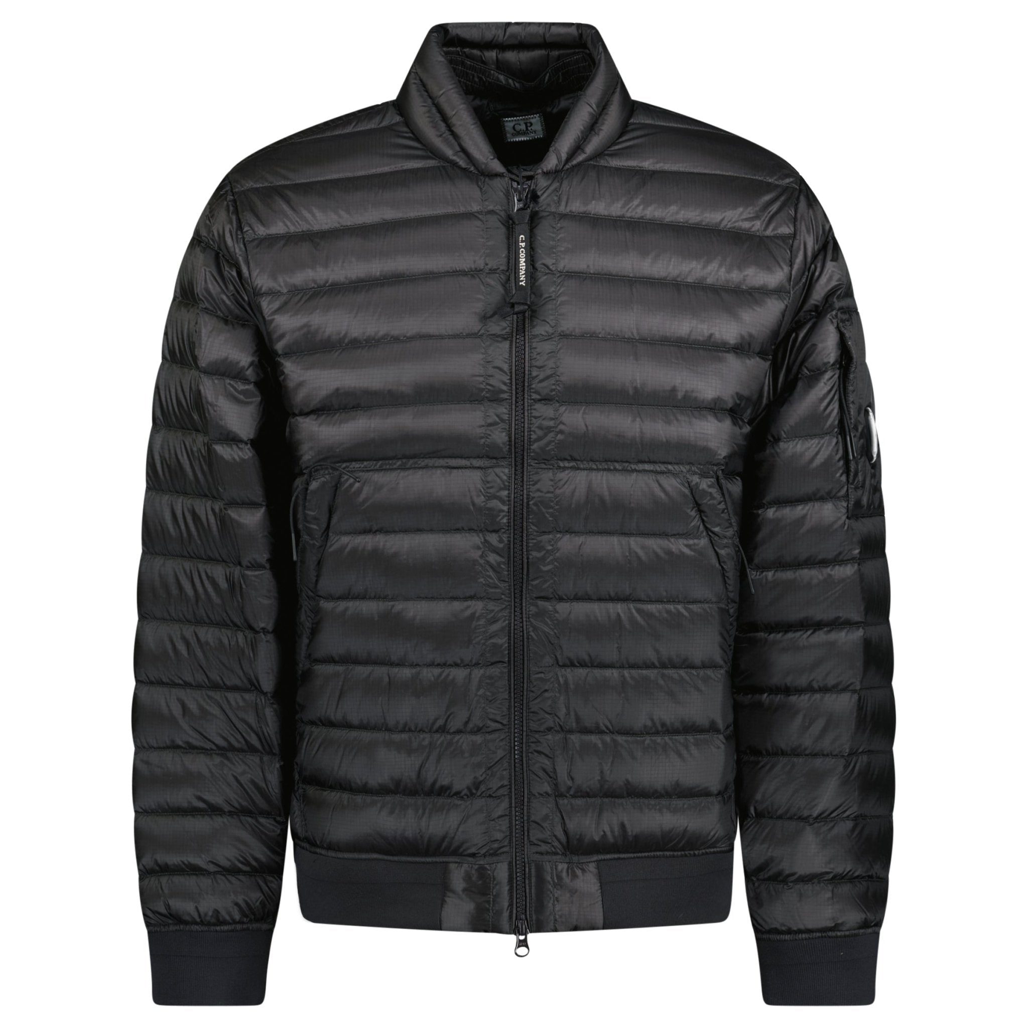 CP Company Lens-Embellished D.D. Jacket in Black
