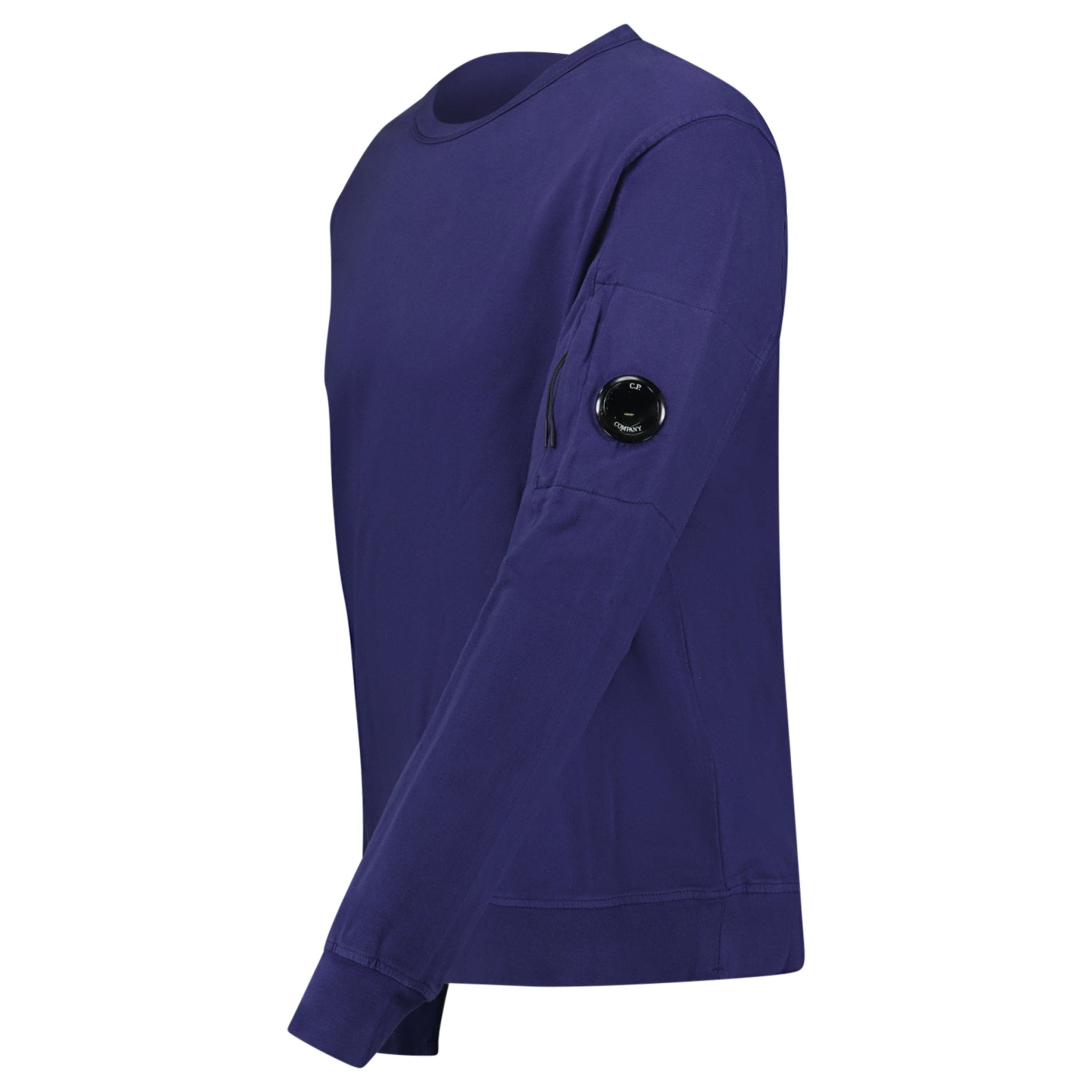 CP Company Lens Light Fleece Sweatshirt Medval Blue