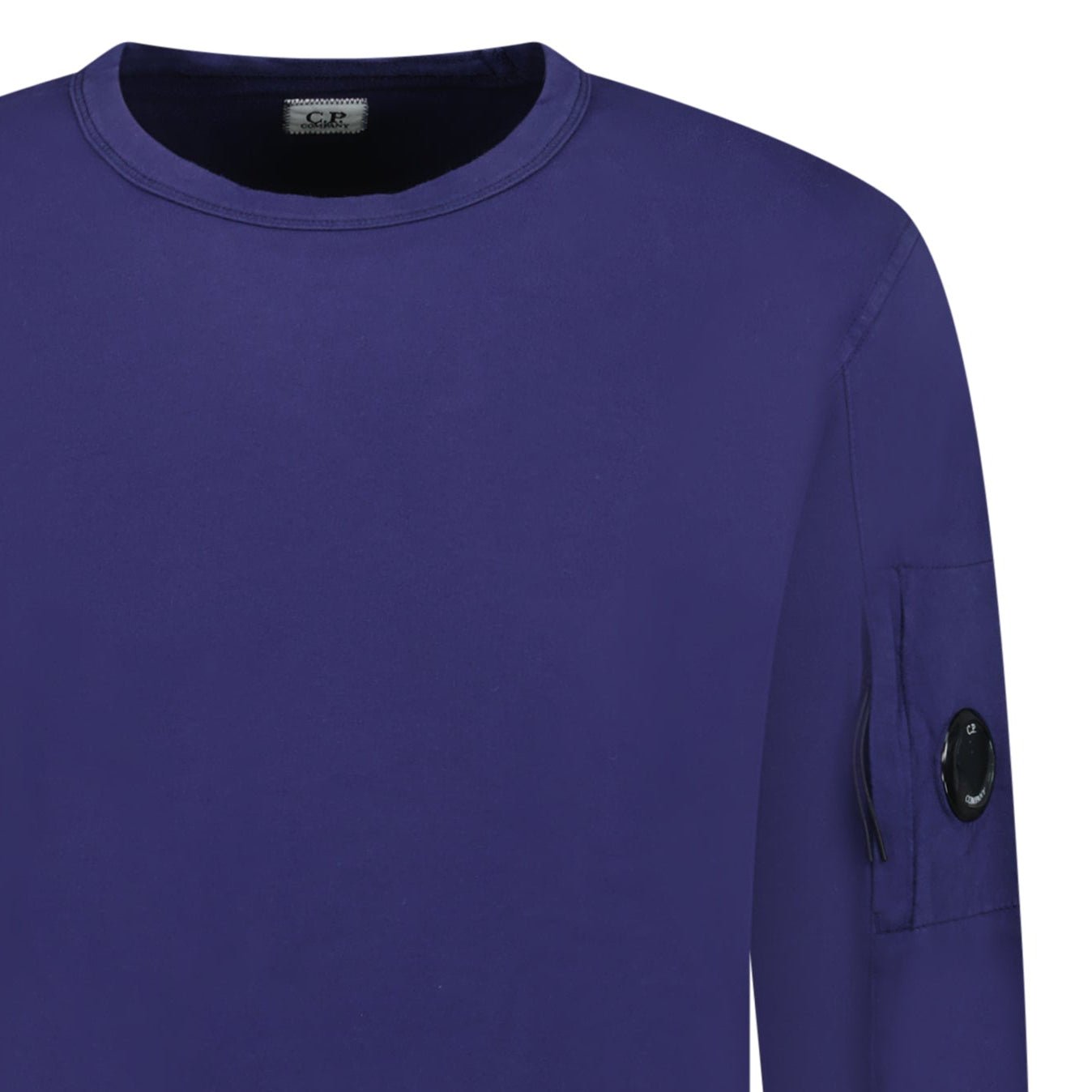 CP Company Lens Light Fleece Sweatshirt Medval Blue