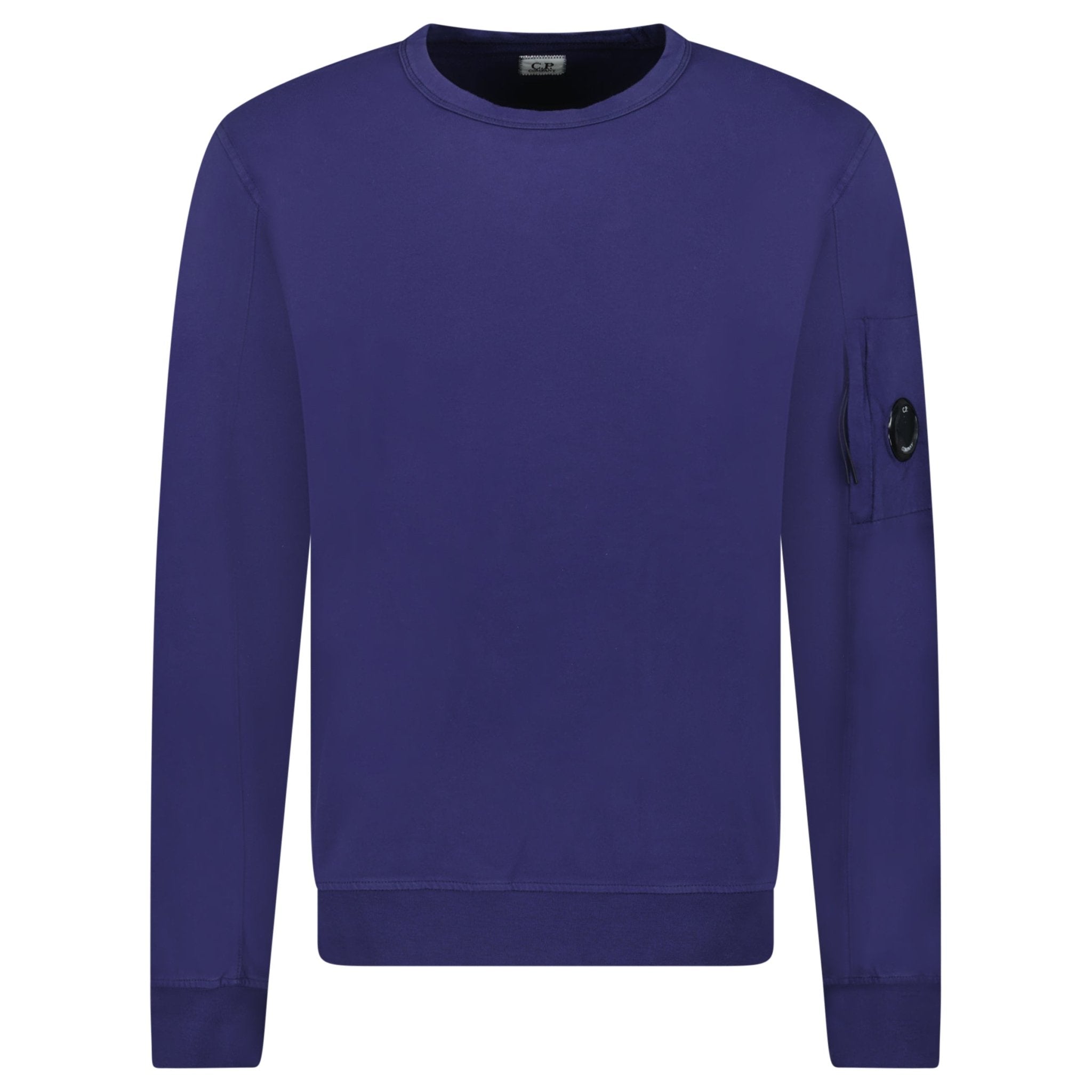 CP Company Lens Light Fleece Sweatshirt Medval Blue