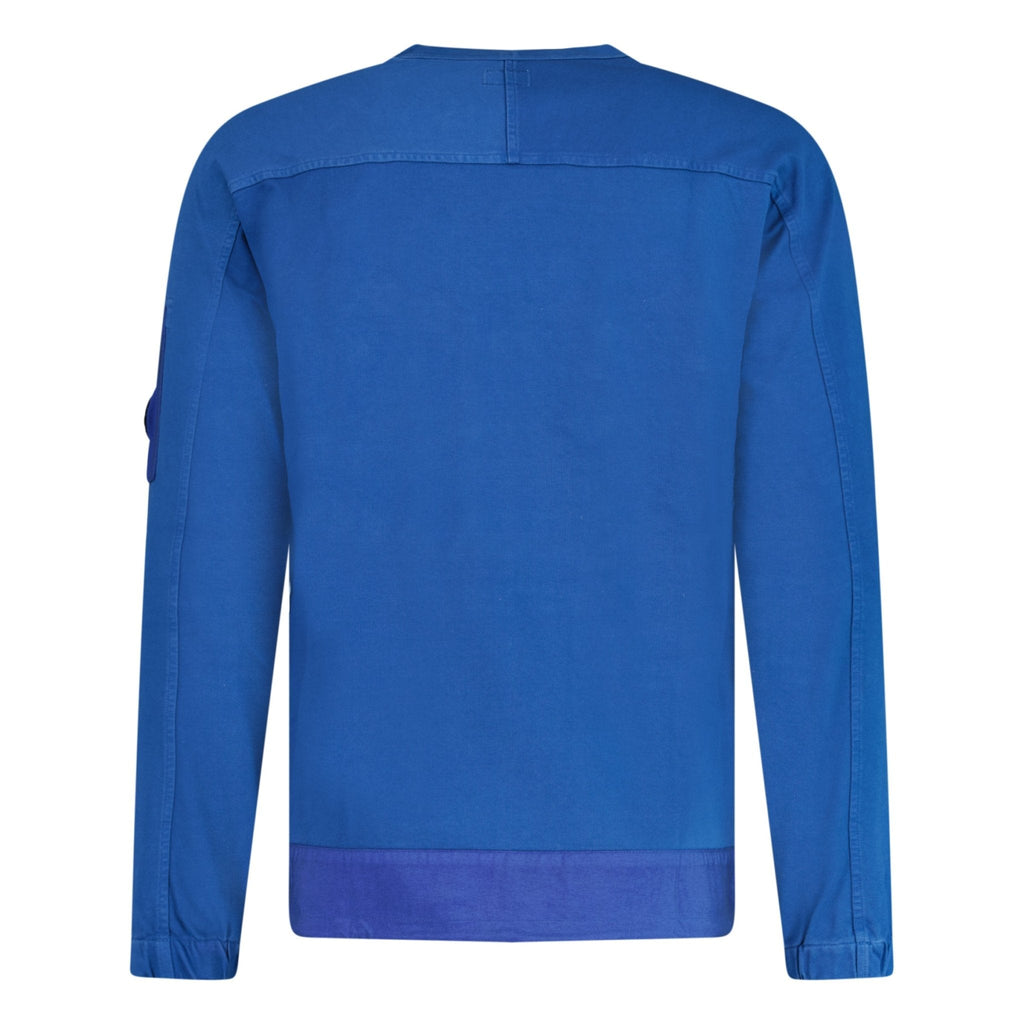 CP Company Mixed Heavy Lens Sweatshirt Blue