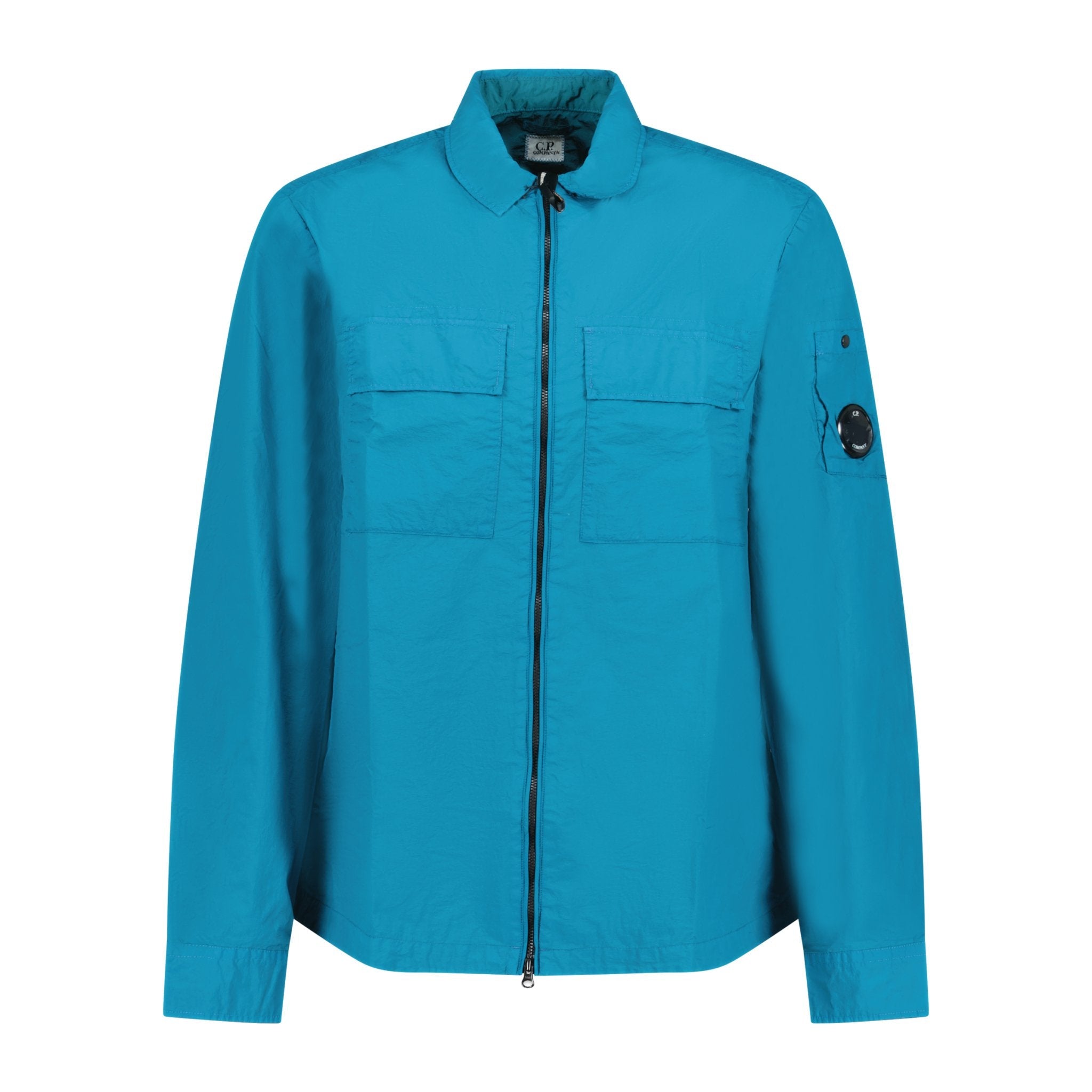 CP Company 'Taylon L' Chrome Lens Overshirt Jacket Teal