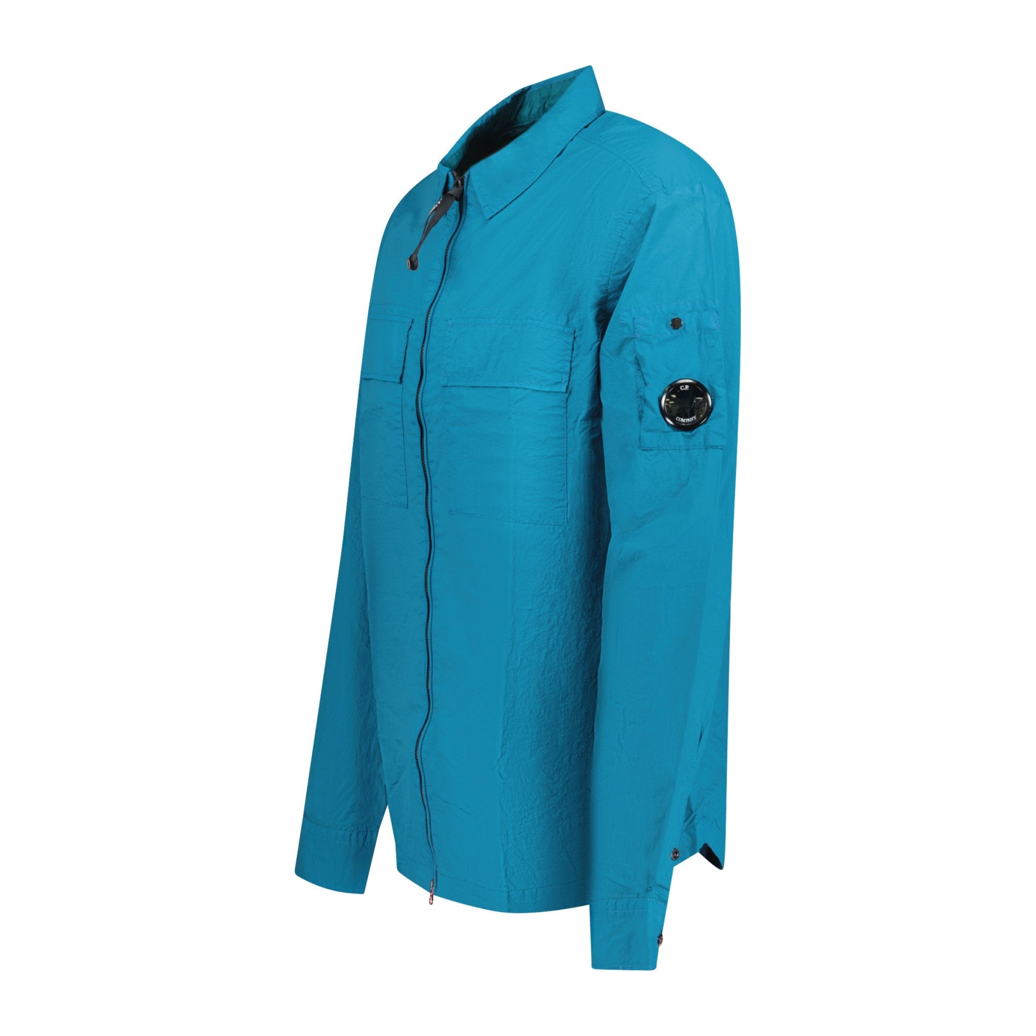 CP Company 'Taylon L' Chrome Lens Overshirt Jacket Teal