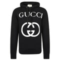 Gucci Logo Hoodie Sweatshirt Black