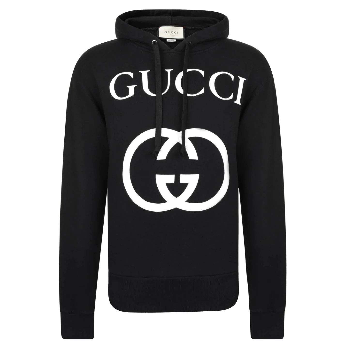Gucci Logo Hoodie Sweatshirt Black