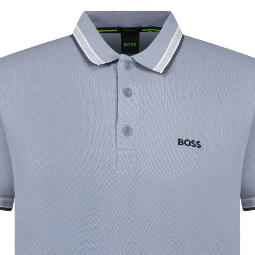 Hugo Boss Paddy Polo Shirt Grey