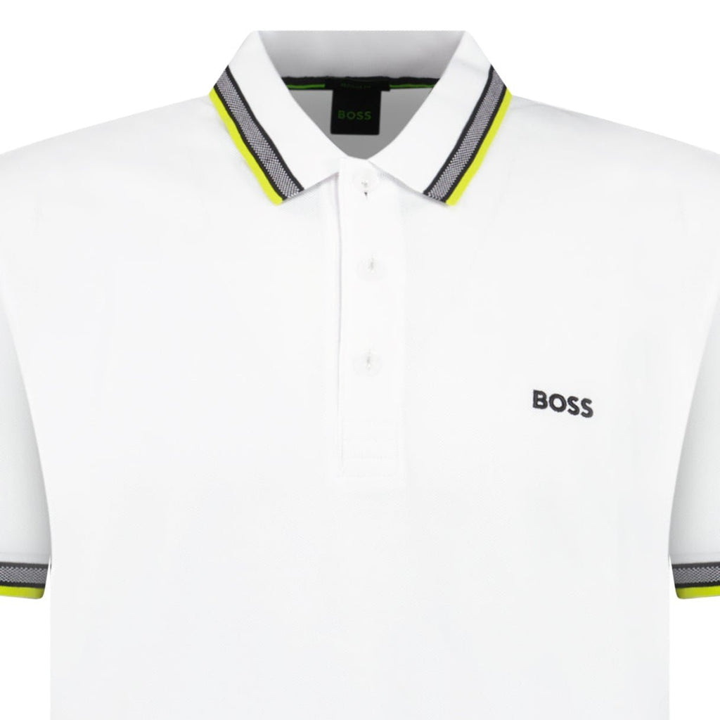 Hugo Boss Paddy Polo Shirt White