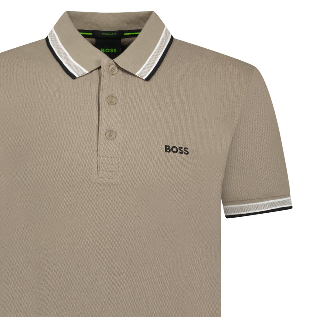 Hugo Boss Paddy Polo Shirt Brown