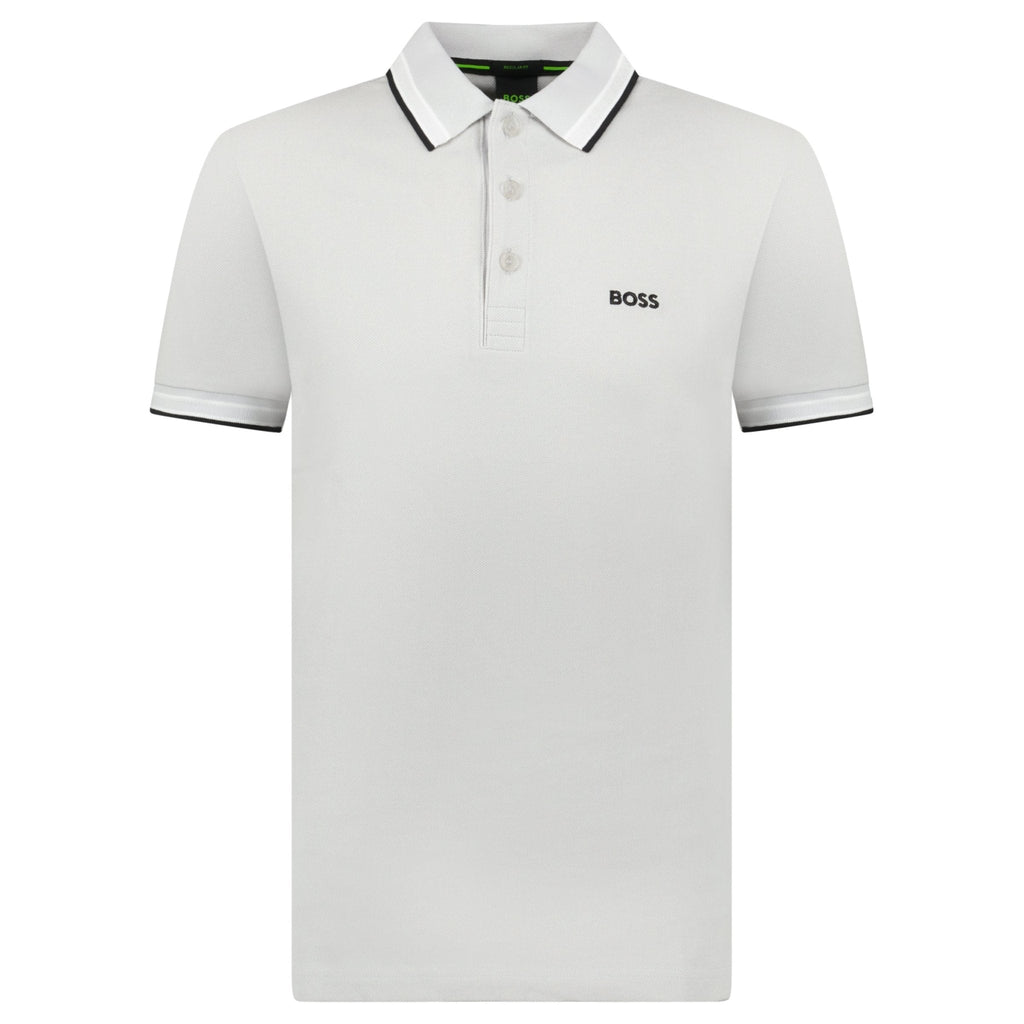 Hugo Boss Paddy Polo Shirt Light Grey
