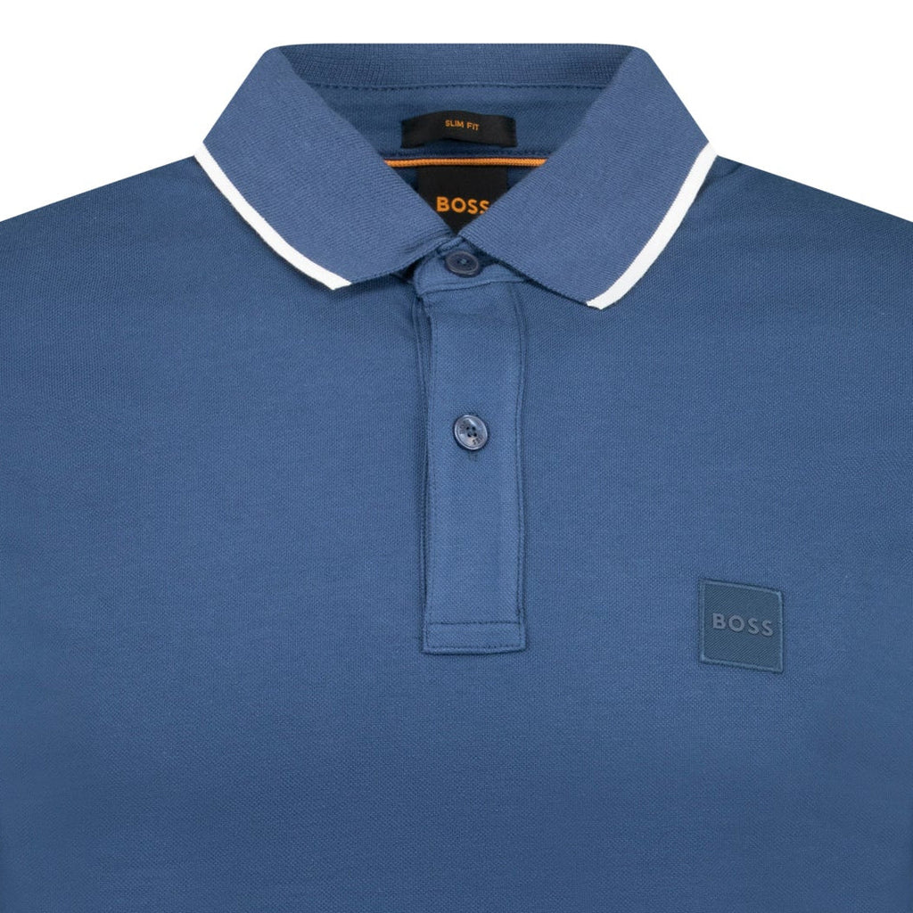 Hugo Boss Passertip Polo T-Shirt in Dark Blue