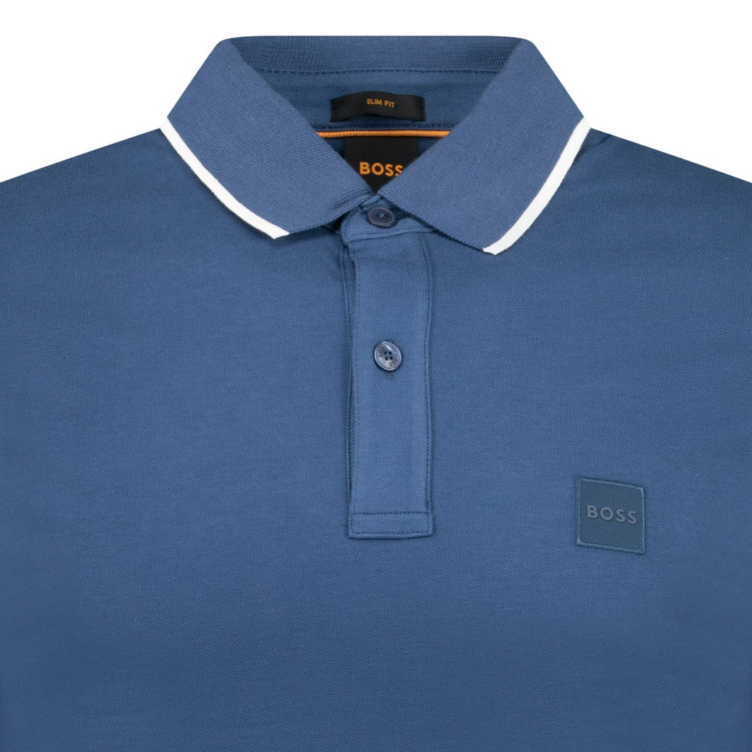 Hugo Boss Passertip Polo T-Shirt in Dark Blue