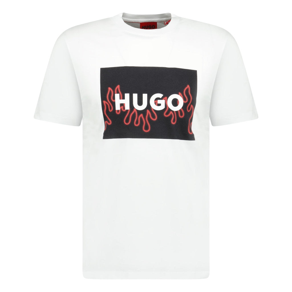 Hugo Boss Flame Logo T-Shirt White
