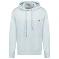 Moncler Embroidered Logo Hoodie in Light Blue
