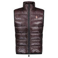 Moncler Grenoble Brown Quilted Down Vest Gilet
