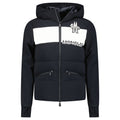 Moncler Grenoble Raised Logo Black/White Jacket