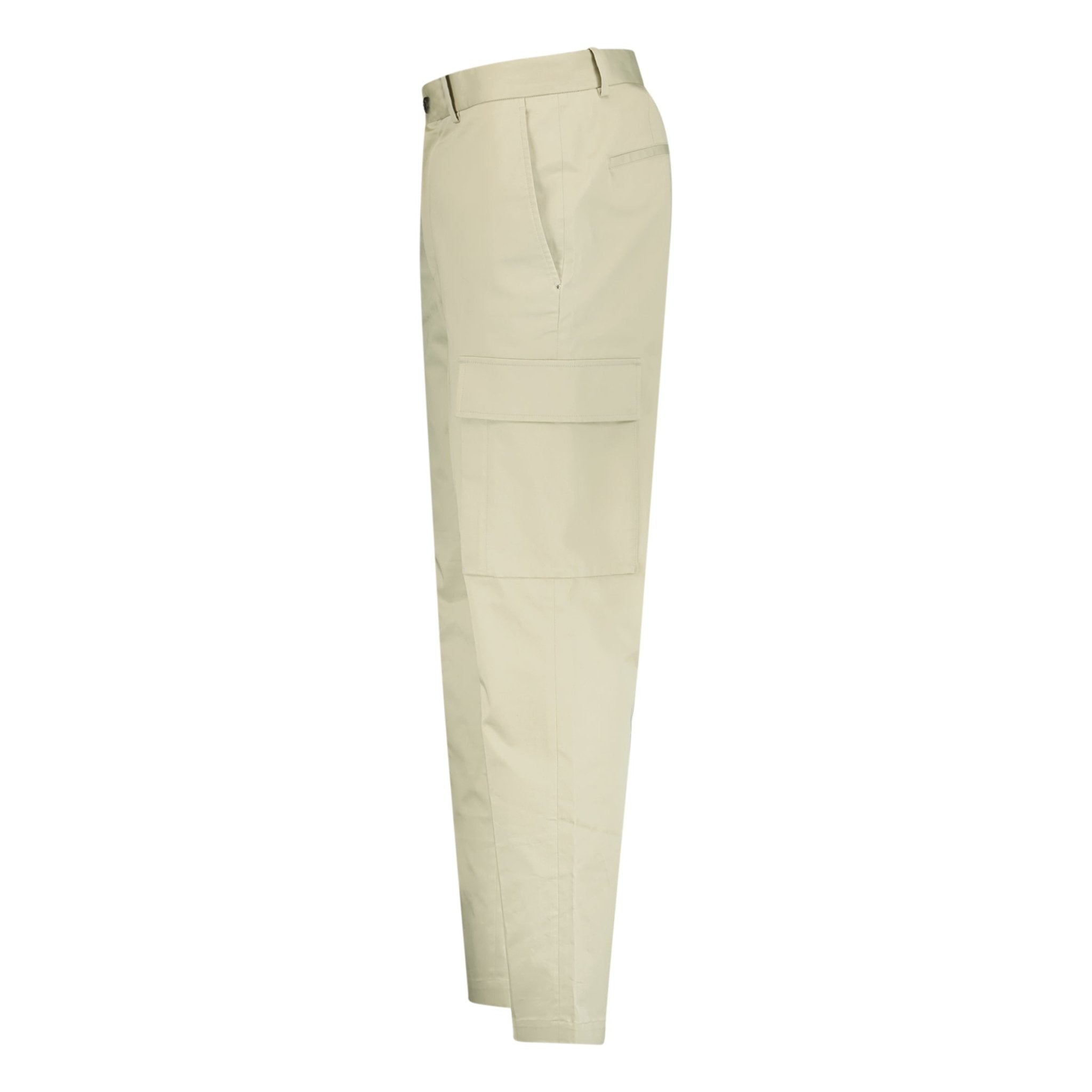 Moncler Logo Cargo Trousers Beige