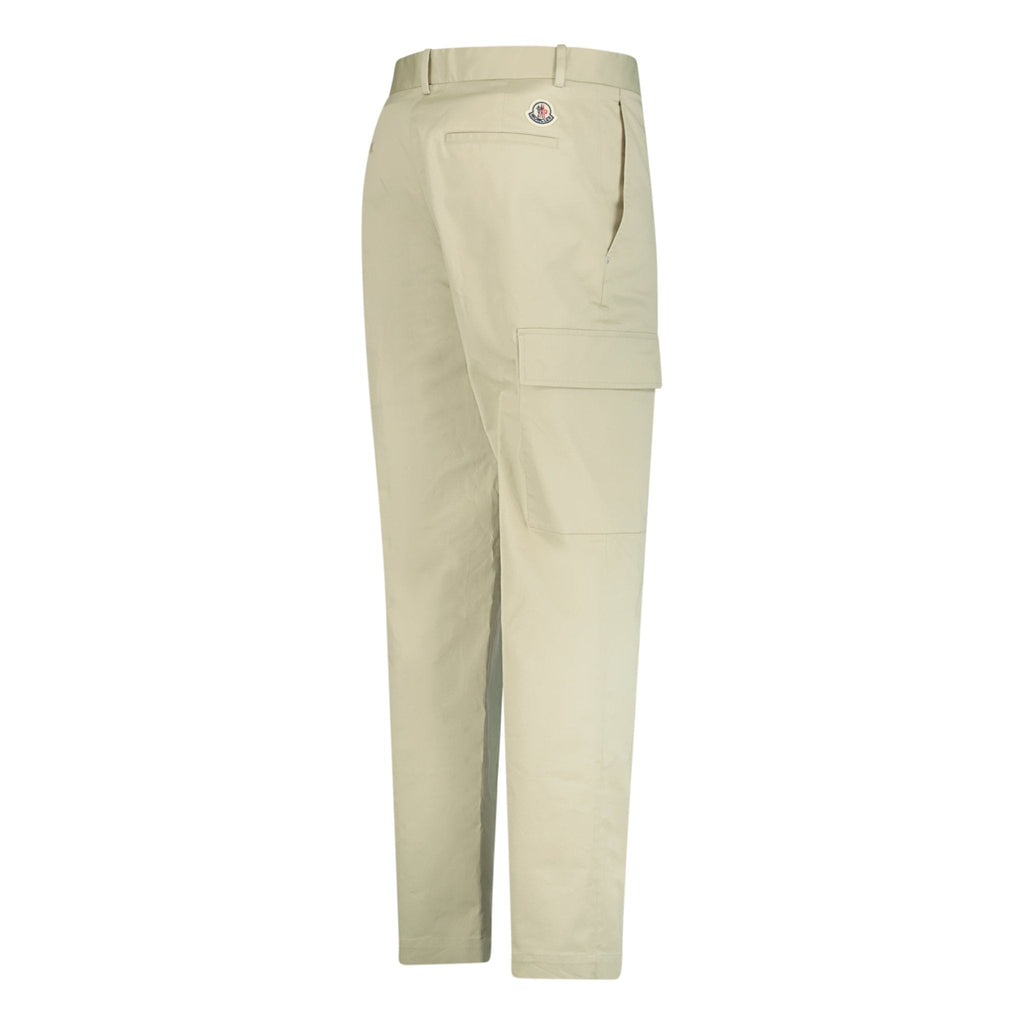 Moncler Logo Cargo Trousers Beige