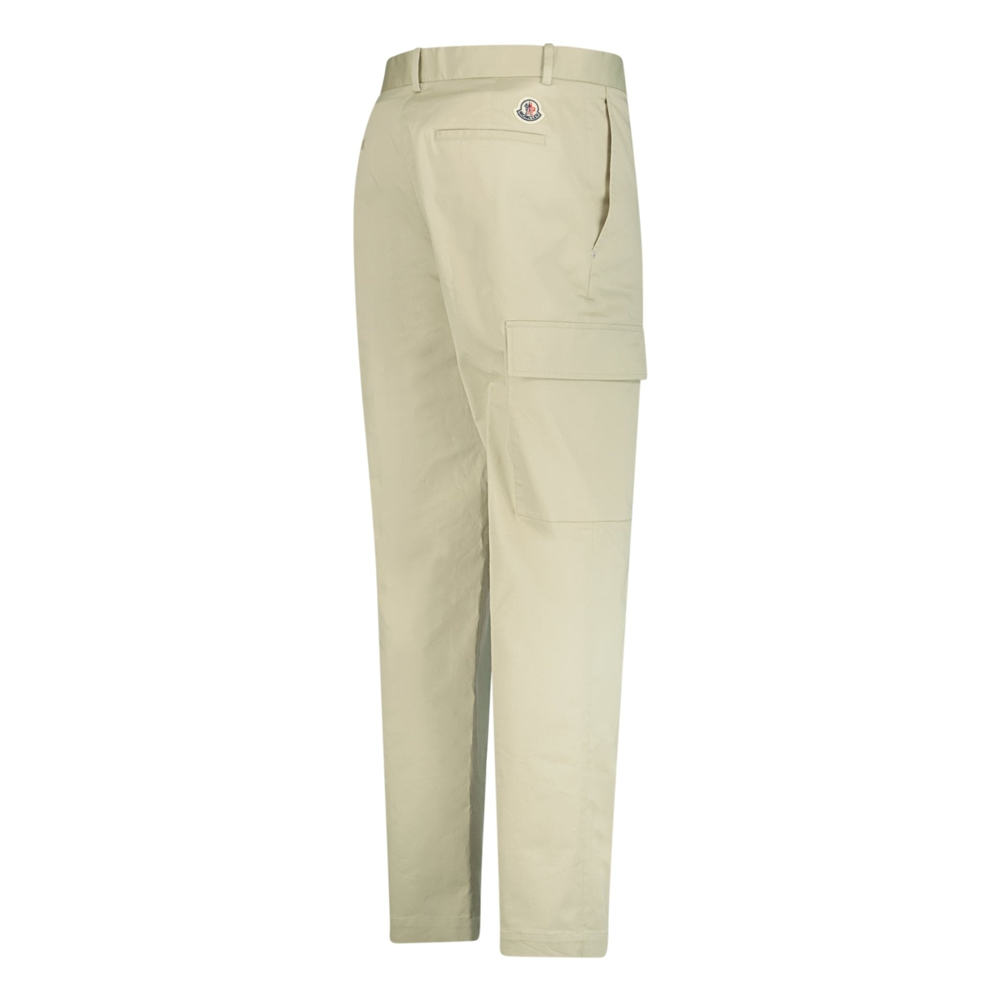 Moncler Logo Cargo Trousers Beige