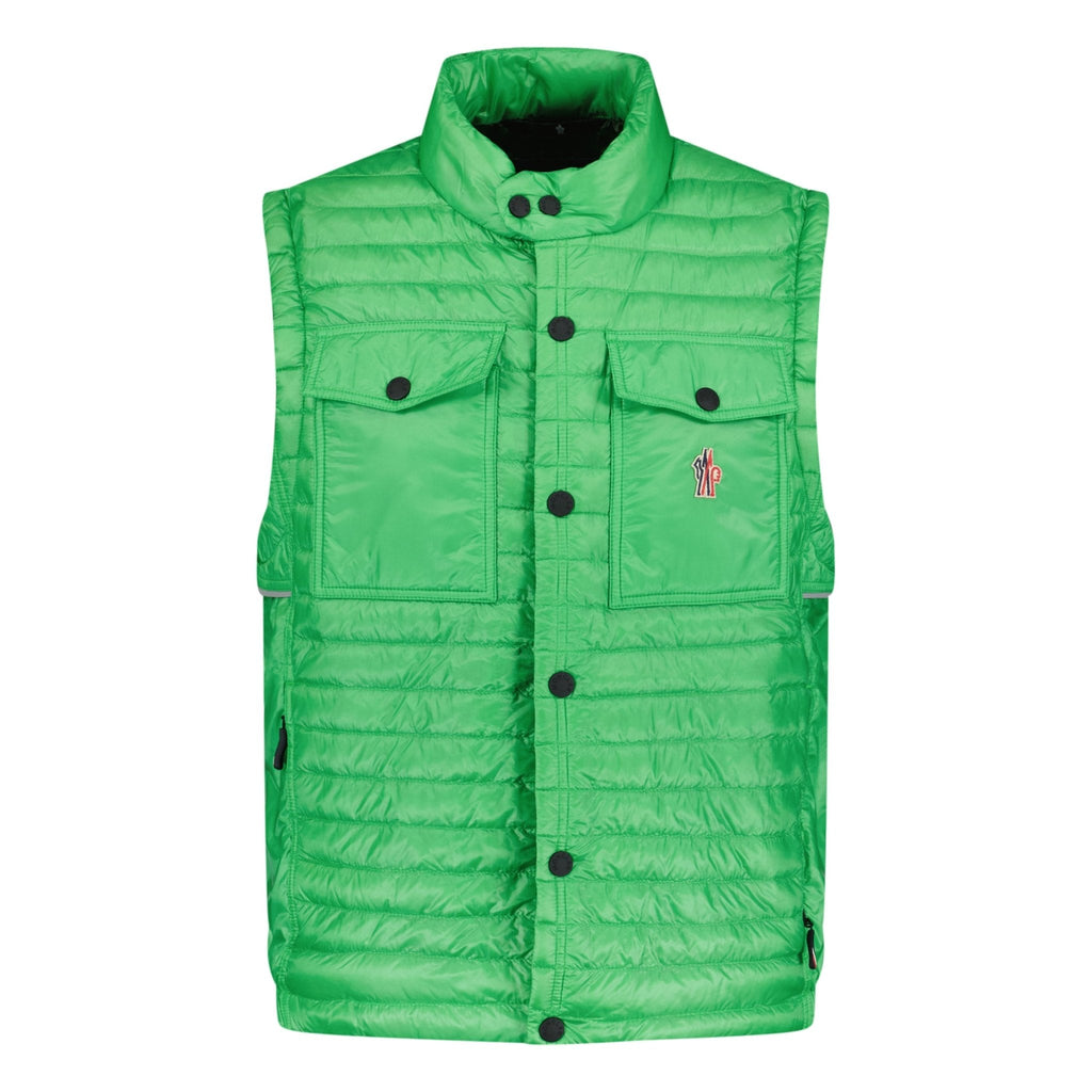 Moncler Grenoble 'Ollon' Fabric Gilet Green