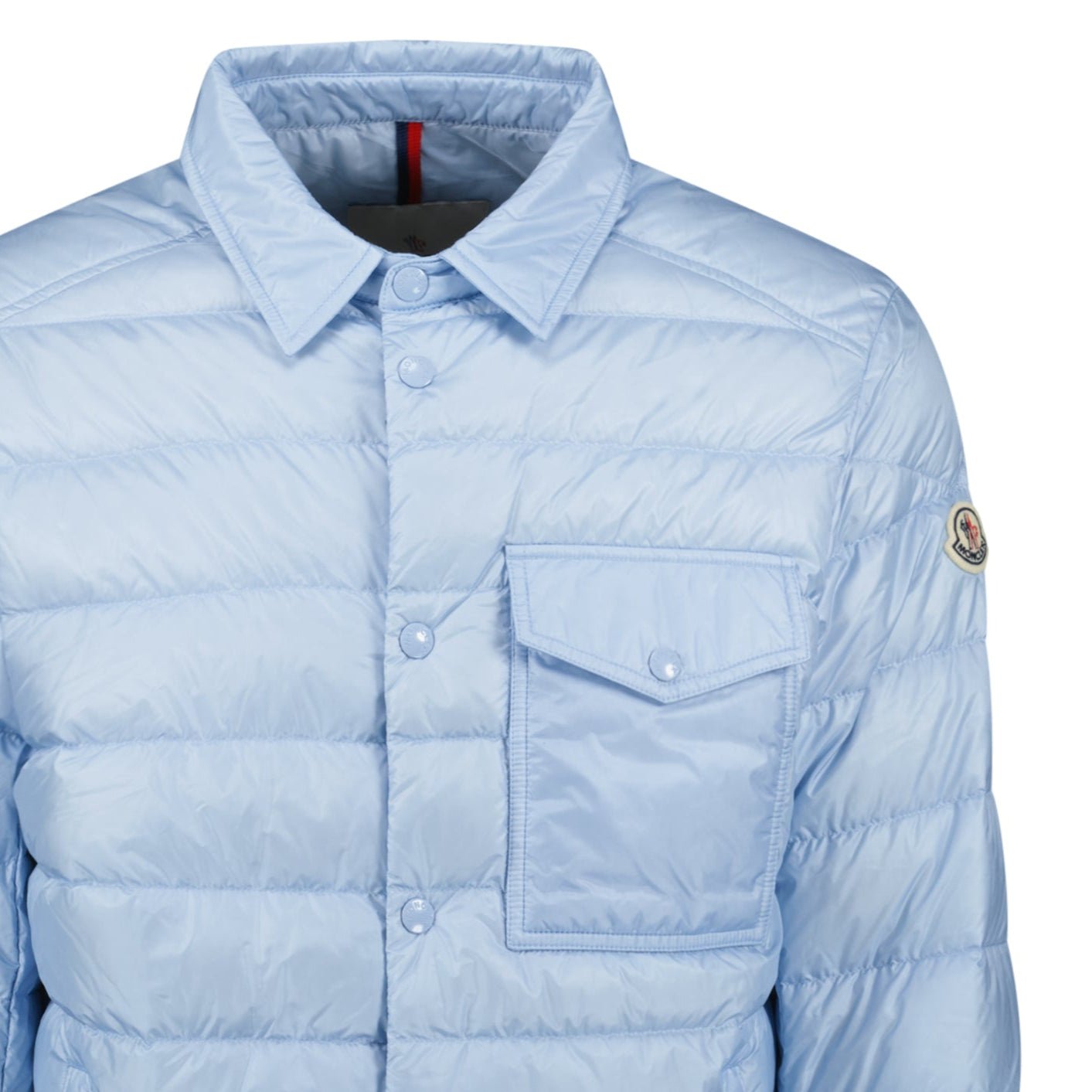 Moncler Tenibres Down Shirt Jacket Sky Blue