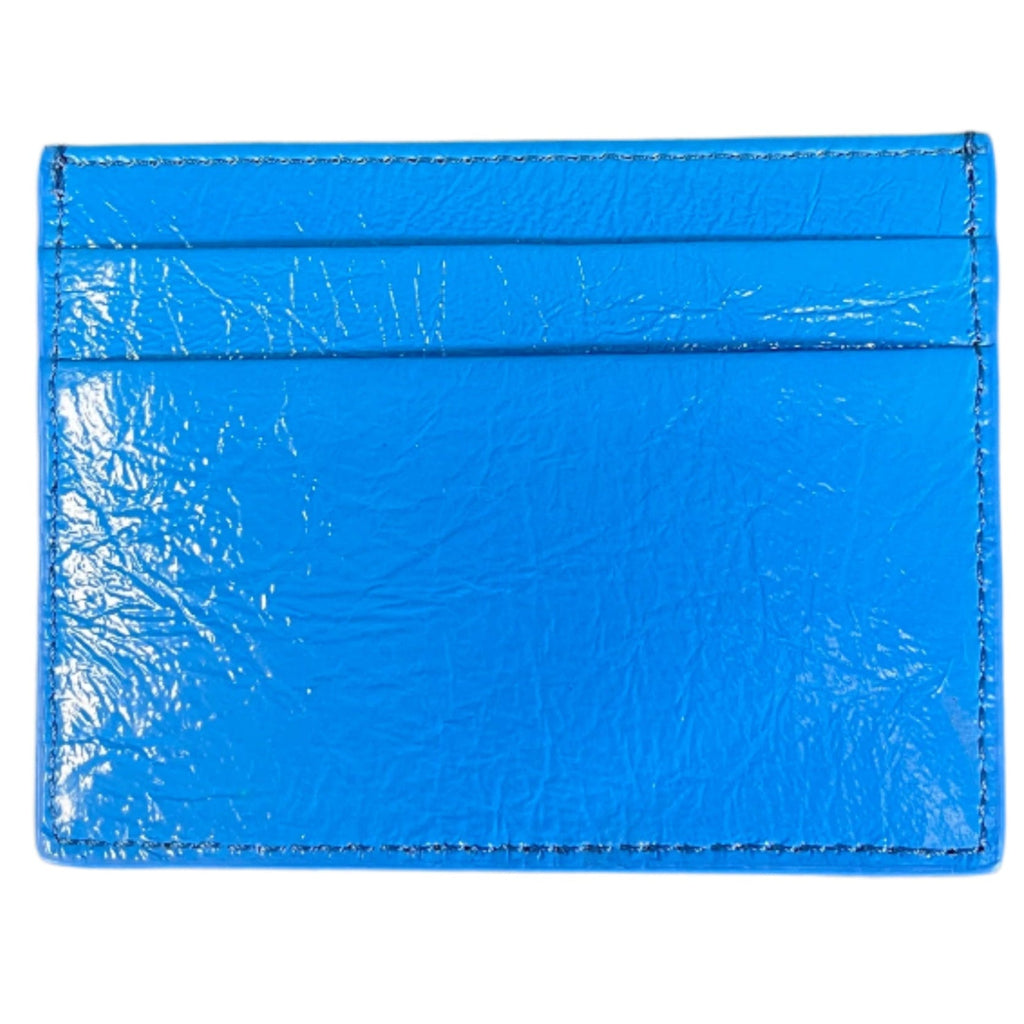 Palm Angels Logo Bright Card Holder Light Blue