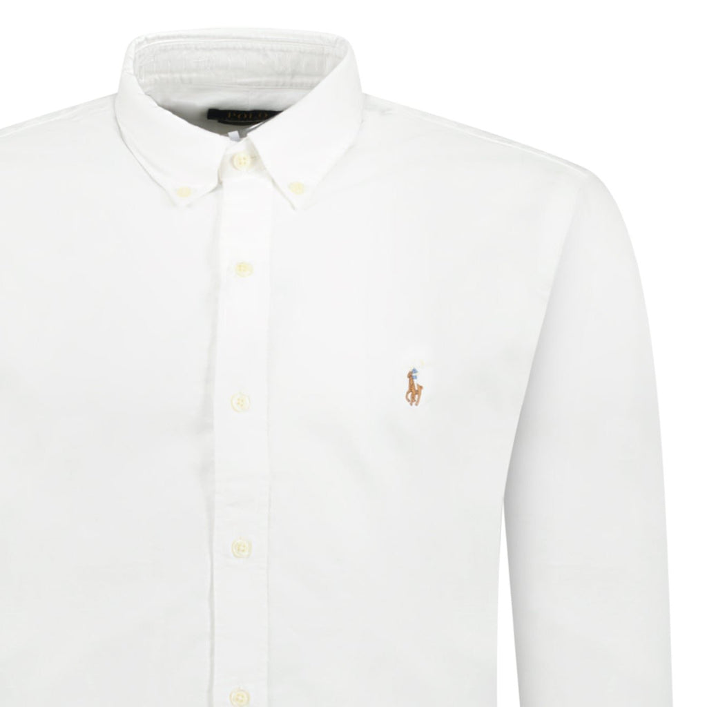 Polo Ralph Lauren Custom Fit Oxford Shirt White