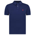 Polo Ralph Lauren Mesh Slim Fit Polo Shirt in Navy