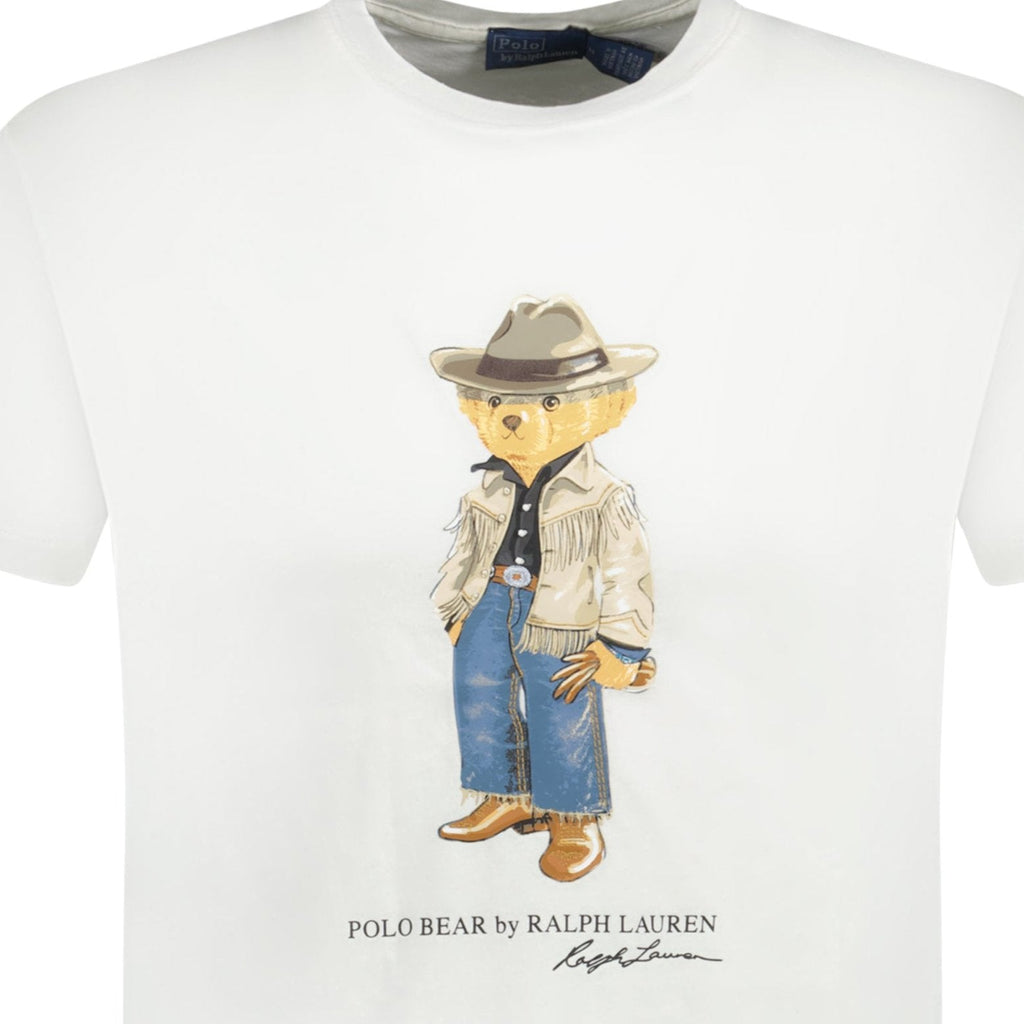 Polo Ralph Lauren Polo Bear Cotton Jersey T-Shirt White