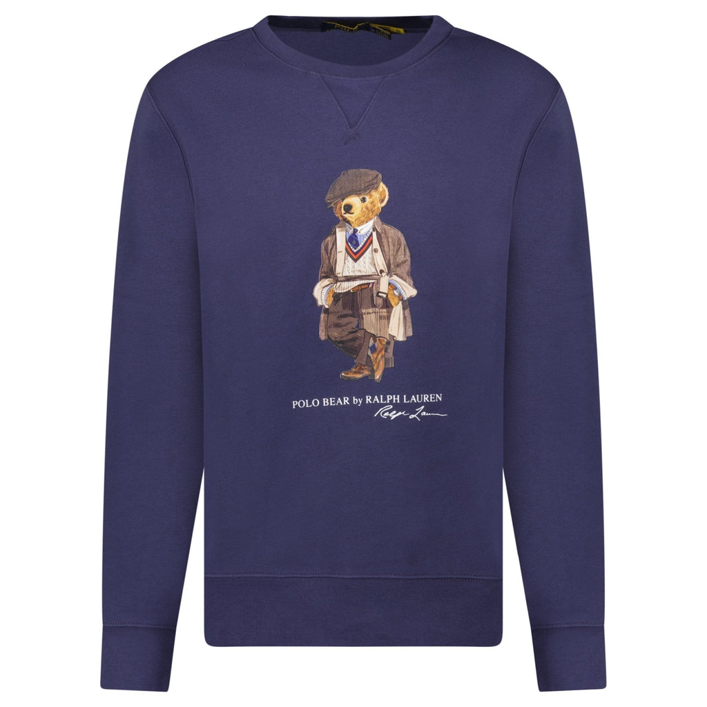 Polo Ralph Lauren Bear Crew Sweatshirt in Navy