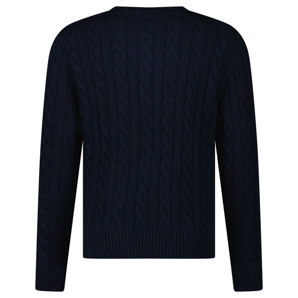 Polo Ralph Lauren Cable Knit Sweater in Navy