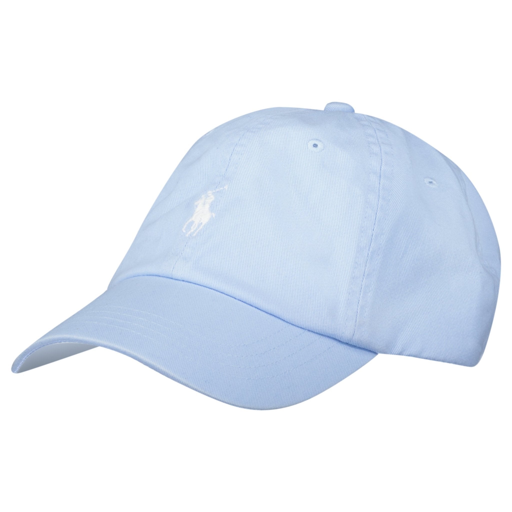 Polo Ralph Lauren Cotton Chino Baseball Cap in Light Blue with White Logo