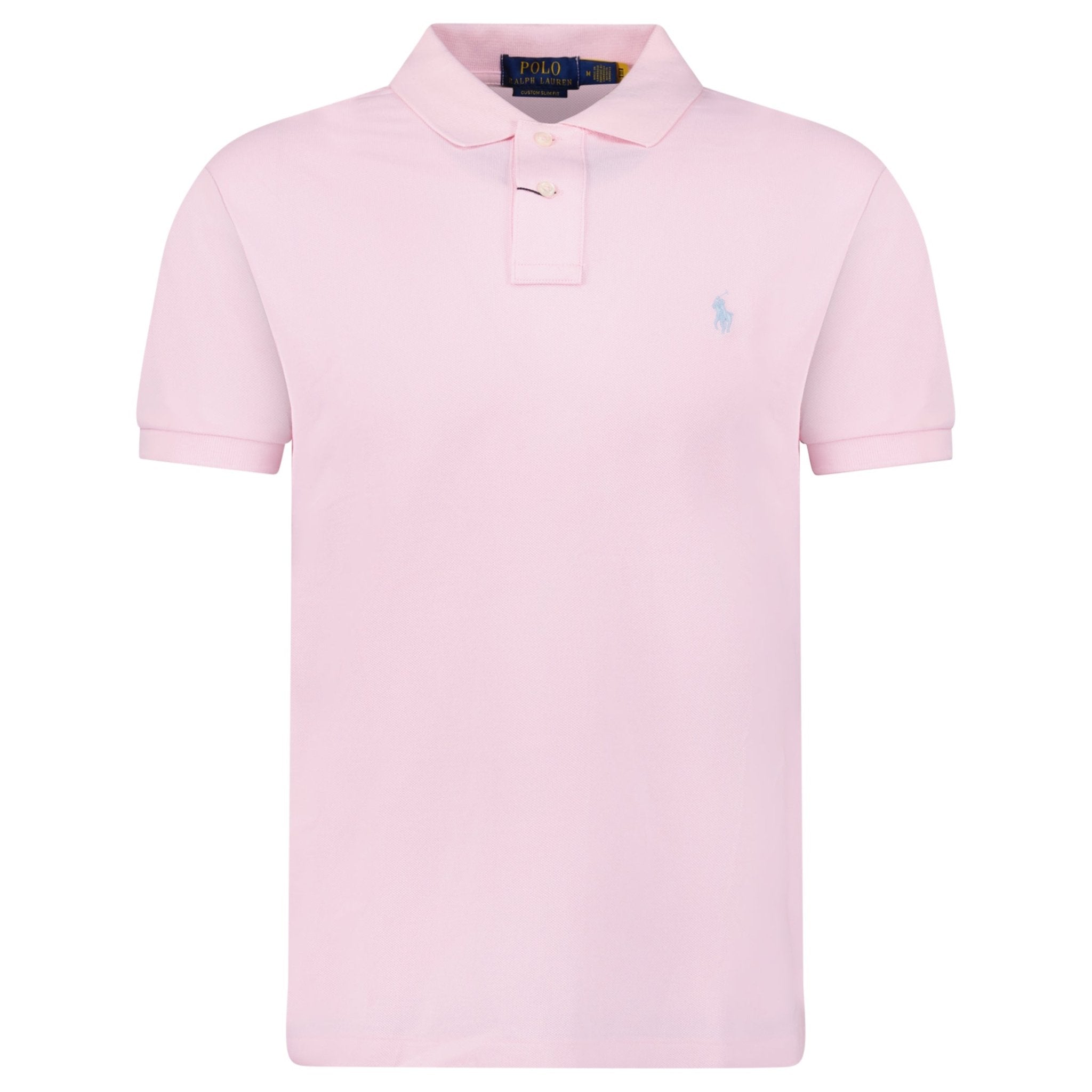 Polo Ralph Lauren Cotton Custom Slim Fit Polo Shirt in Pink