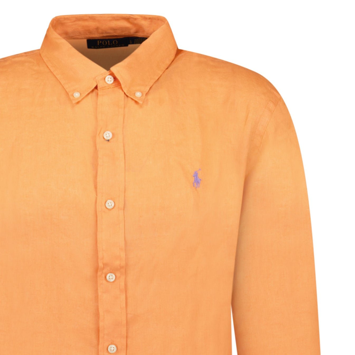 Polo Ralph Lauren Custom Fit Linen Shirt in Poppy