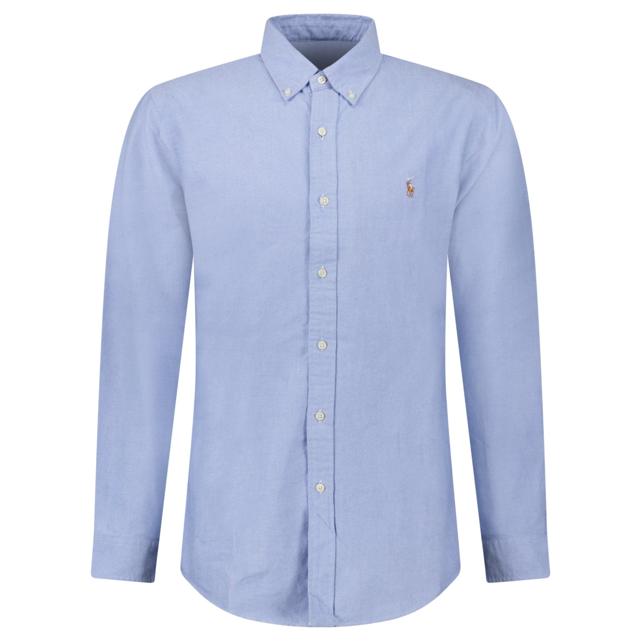 Polo Ralph Lauren Custom Fit Oxford Shirt in Blue