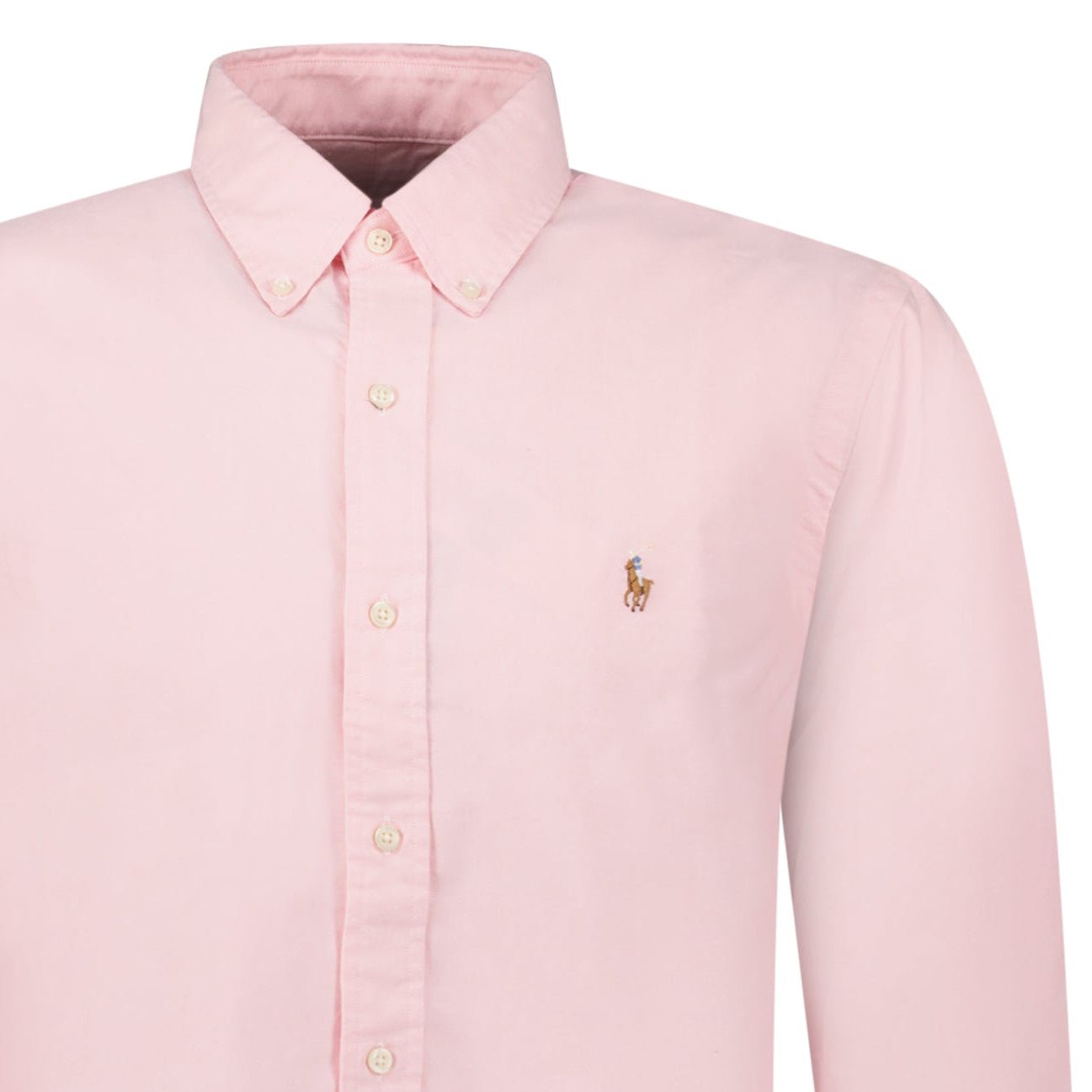 Polo Ralph Lauren Custom Fit Oxford Shirt in Pink