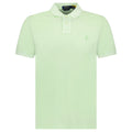 Polo Ralph Lauren Custom Slim Fit Mesh Polo Shirt in Leaf
