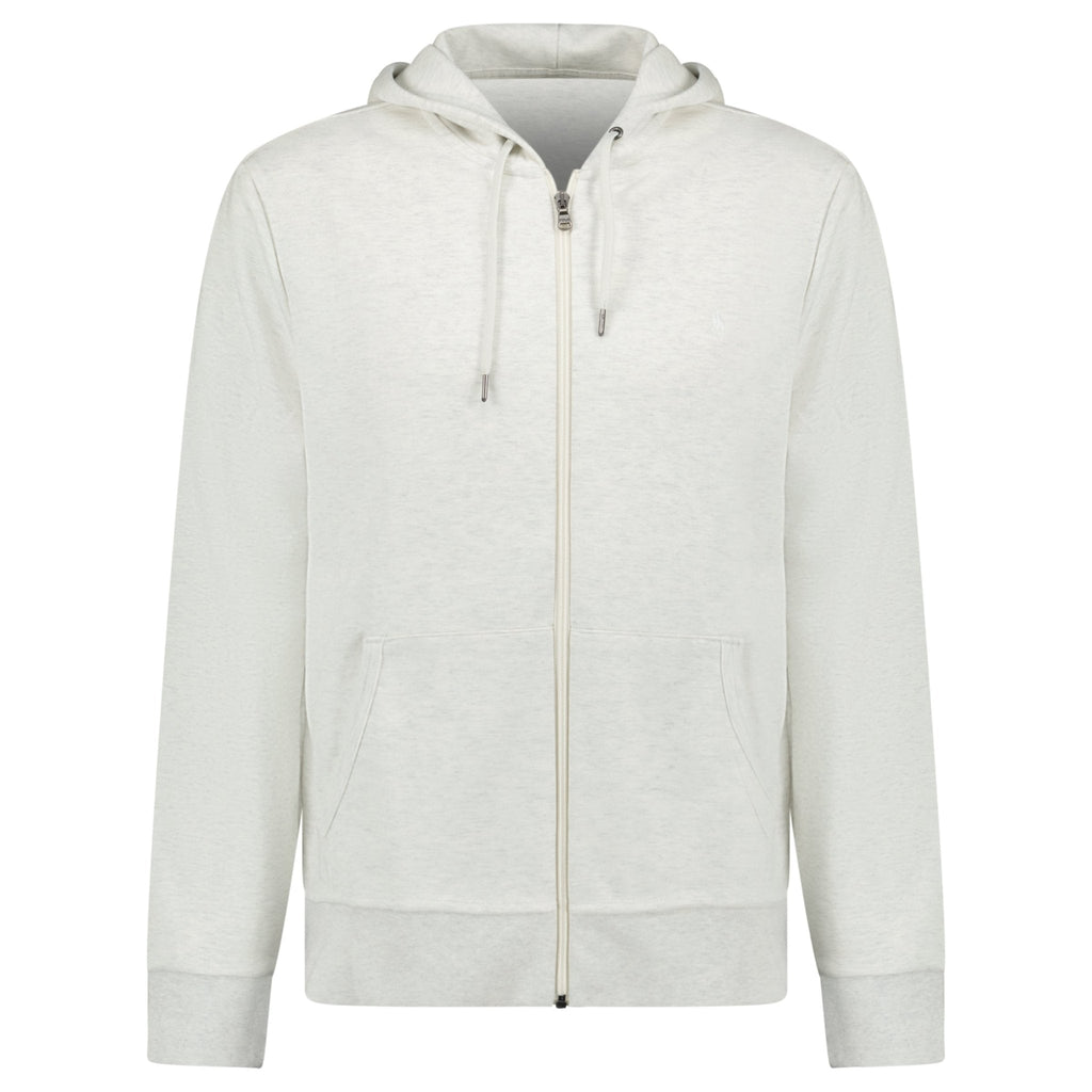 Polo Ralph Lauren Double Knit Full Zip Hoodie in Soho Heather