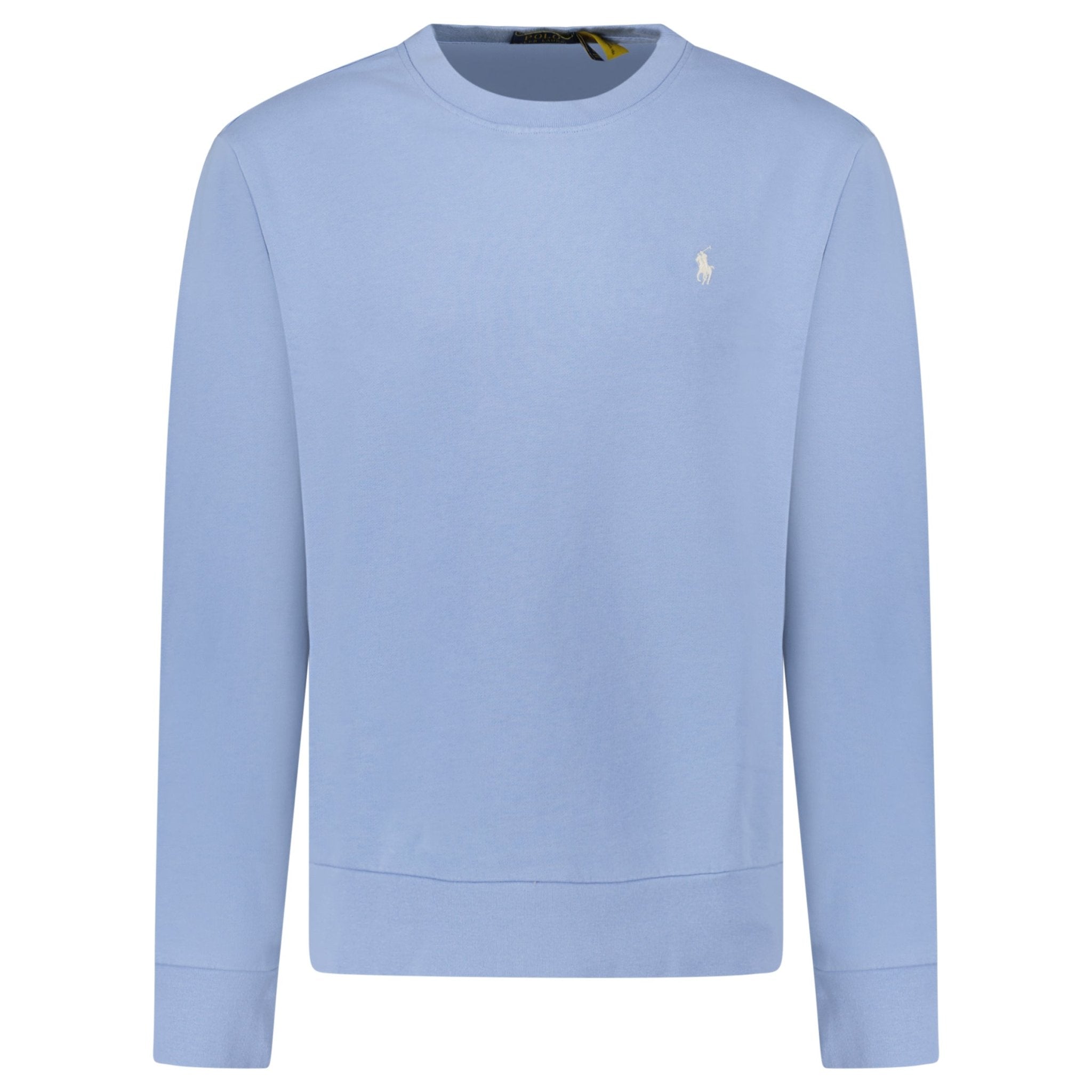 Polo Ralph Lauren Fleece Crew Sweatshirt in Light Blue