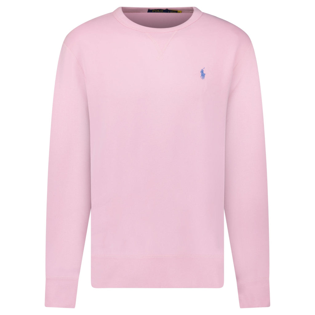 Polo Ralph Lauren Fleece Crew Sweatshirt in Pink