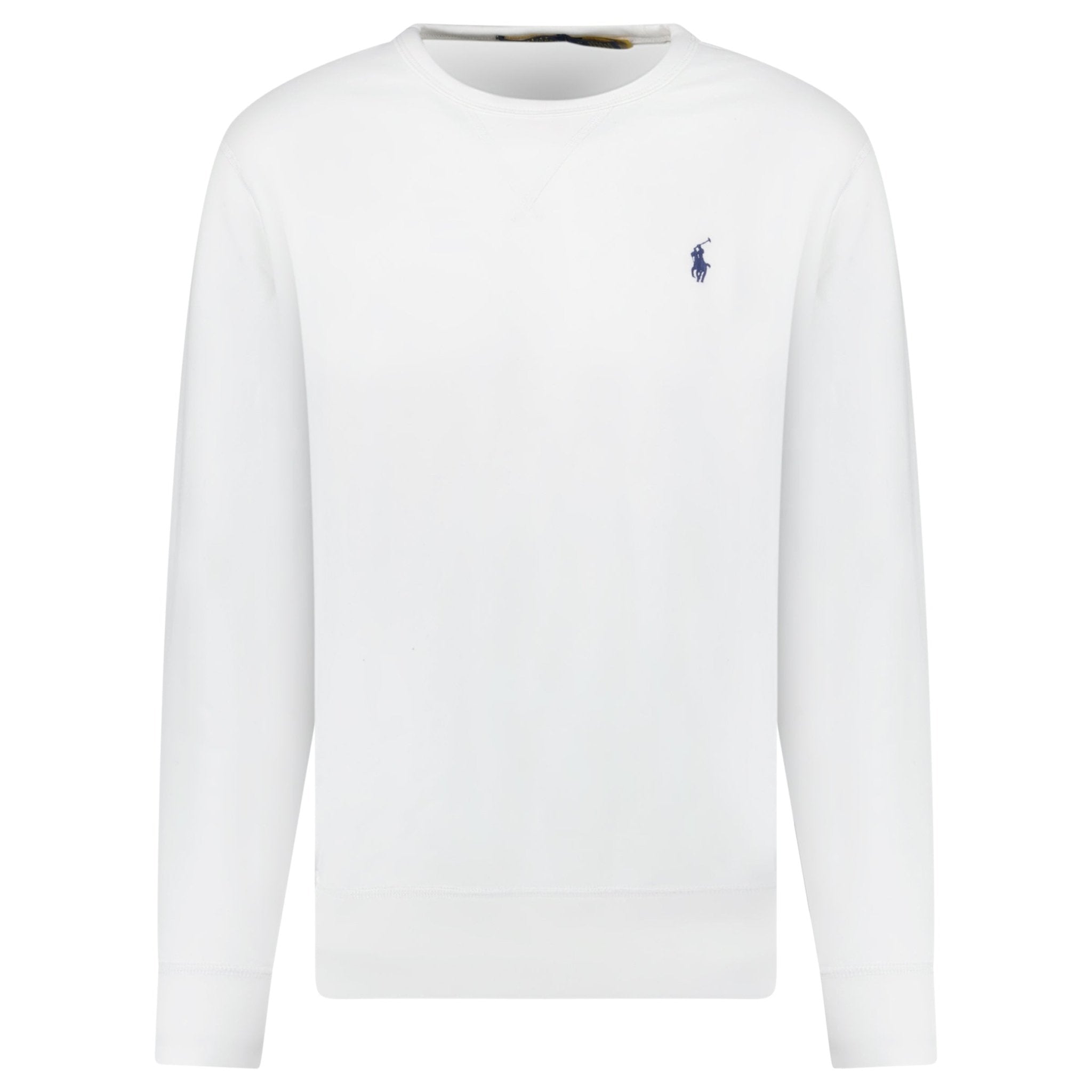 Polo Ralph Lauren Fleece Crew Sweatshirt in White