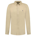 Polo Ralph Lauren Custom Fit Long Sleeve Sport Shirt Costal Beige