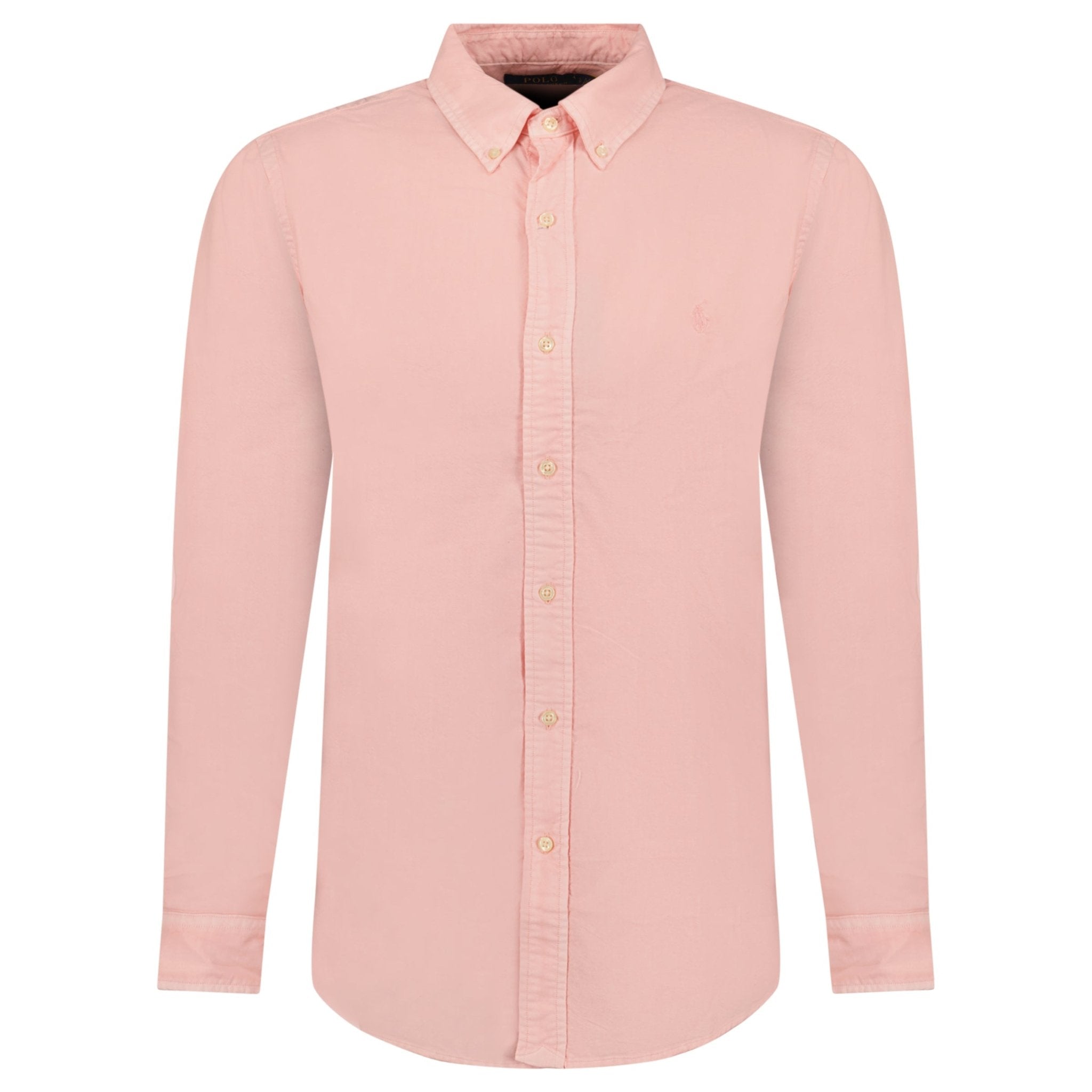 Polo Ralph Lauren Custom Fit Long Sleeve Sport Shirt in Rose