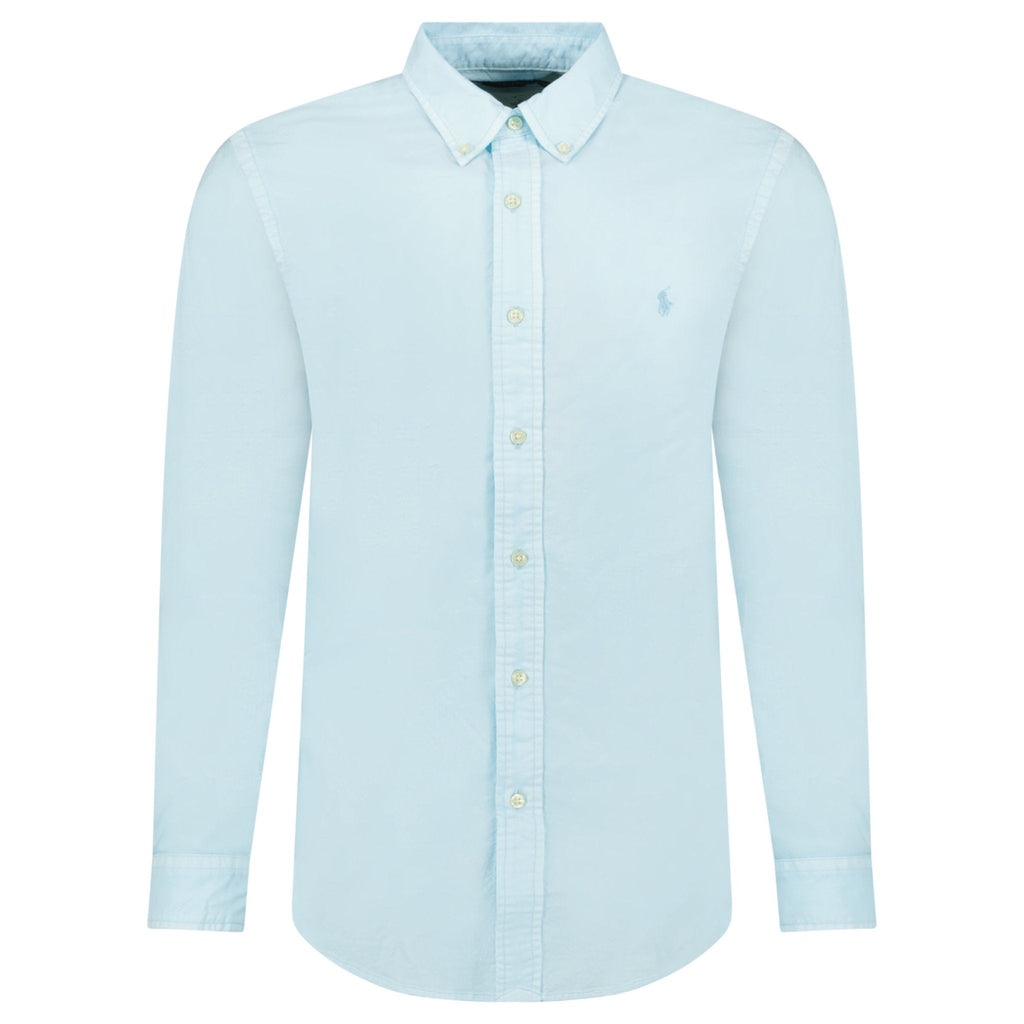 Polo Ralph Lauren Custom Fit Long Sleeve Sport Shirt in Sky