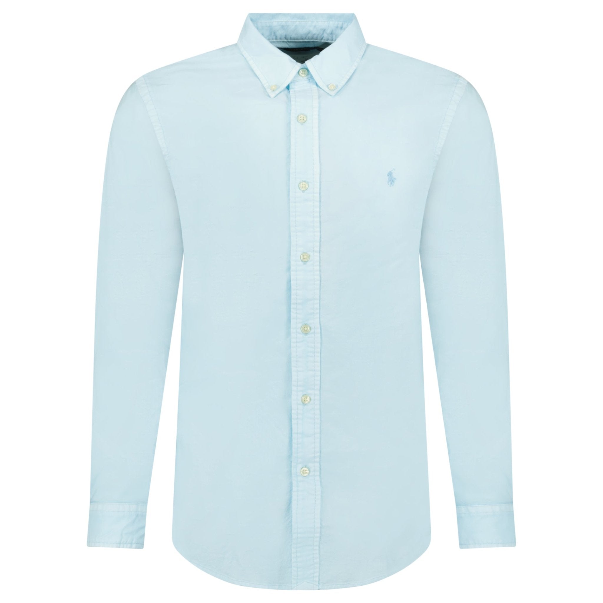 Polo Ralph Lauren Custom Fit Long Sleeve Sport Shirt in Sky