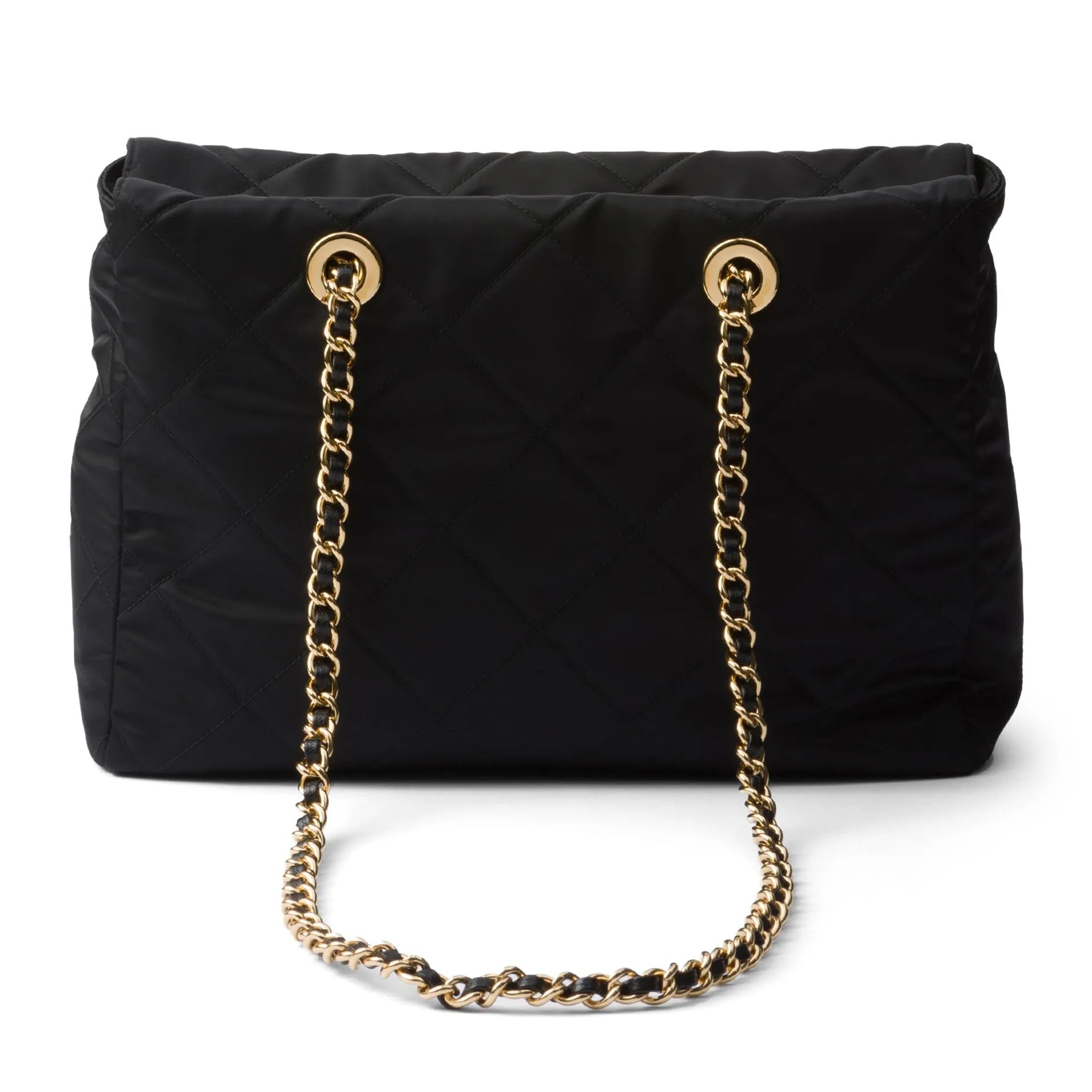 Prada Large Recycled Nylon Totebag in Nero