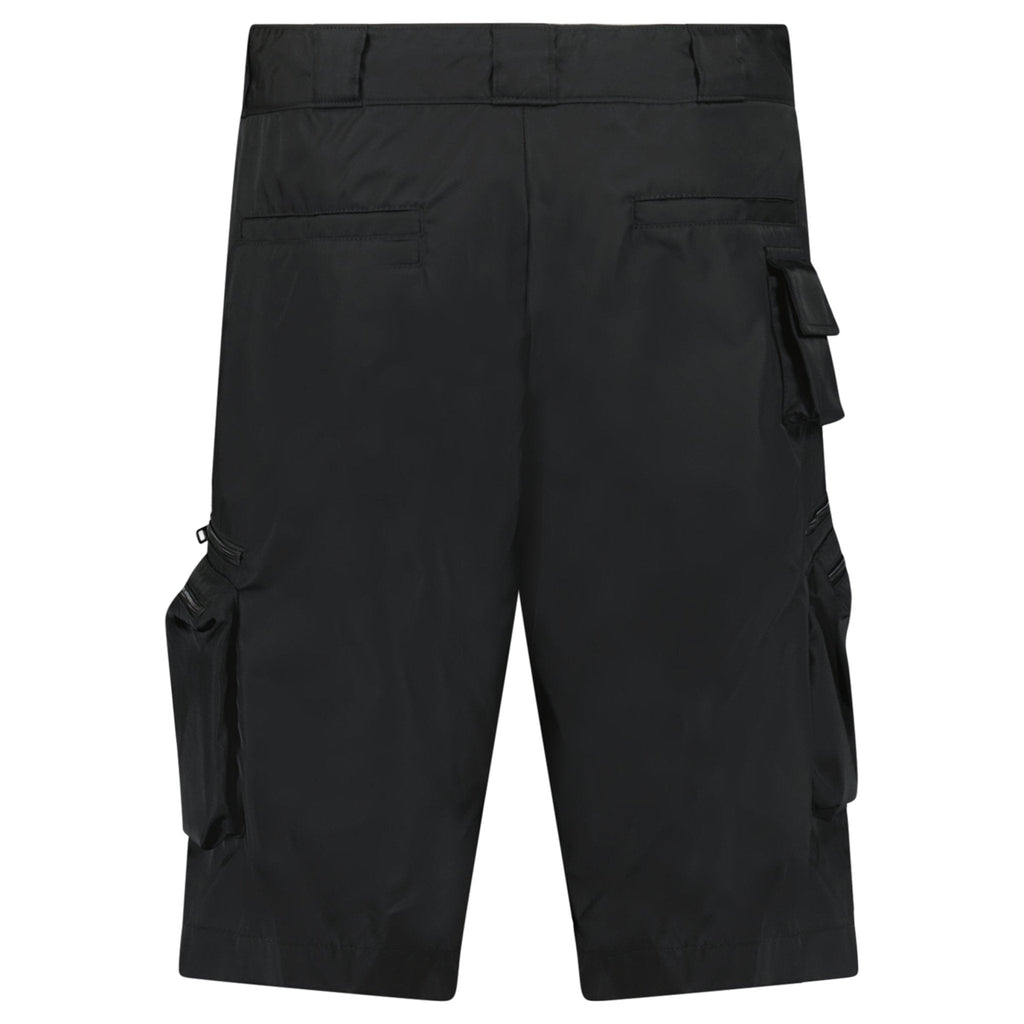 Prada Re-Nylon Cargo Shorts in Black