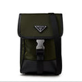 Prada Utility Cross Body Bag in Military Green