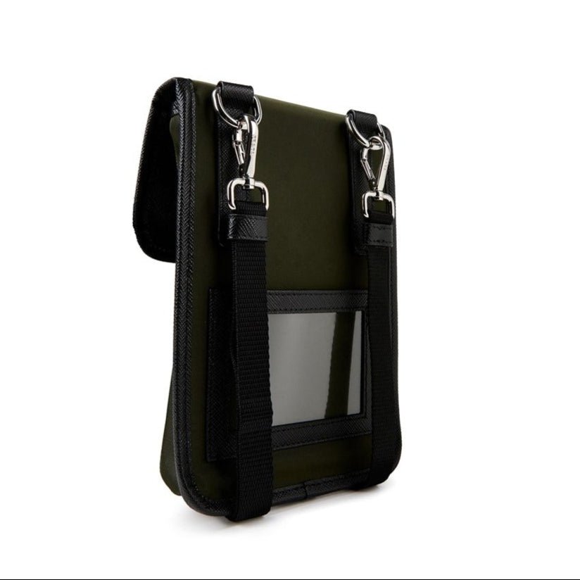 Prada Utility Cross Body Bag in Military Green